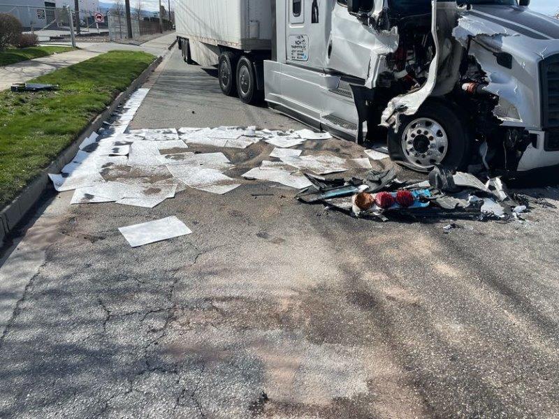 Semi-Truck Towing on April Fools Day