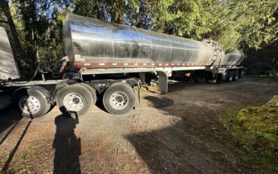 Emergency fleet towing for a stuck dairy tanker
