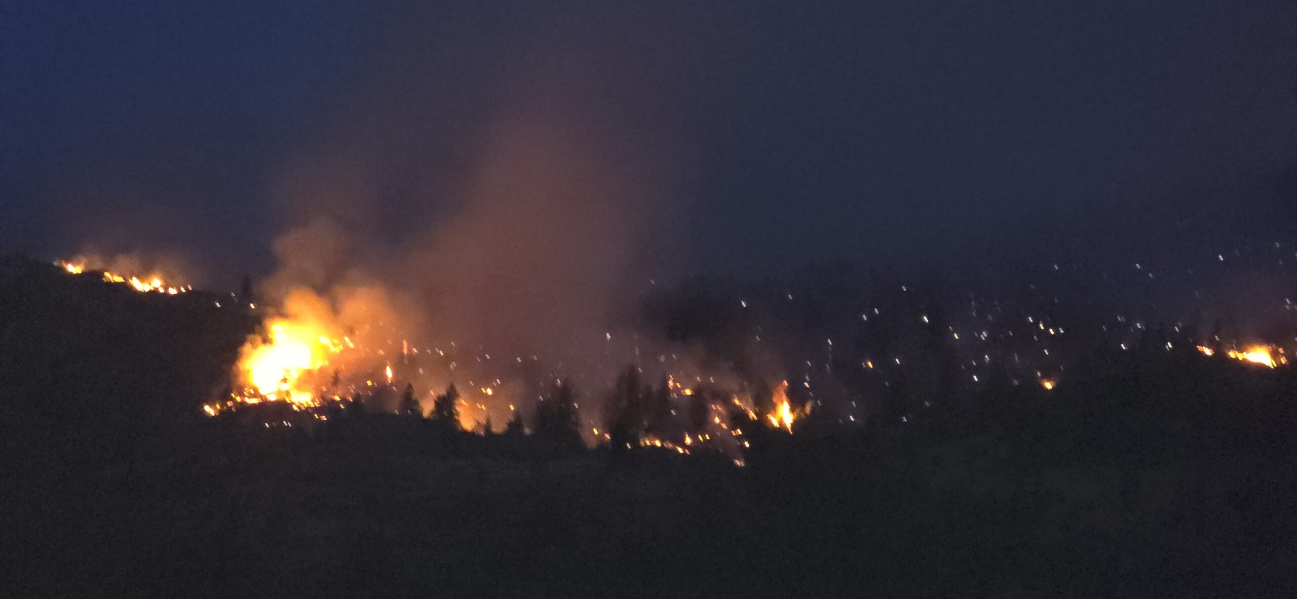 Long Lake Fire in Spokane 