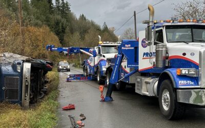 Pro-Tow semi-truck recovery Fall City, WA