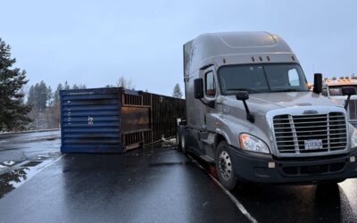 Container Flipped Off Chassis Needed Heavy-Duty Recovery