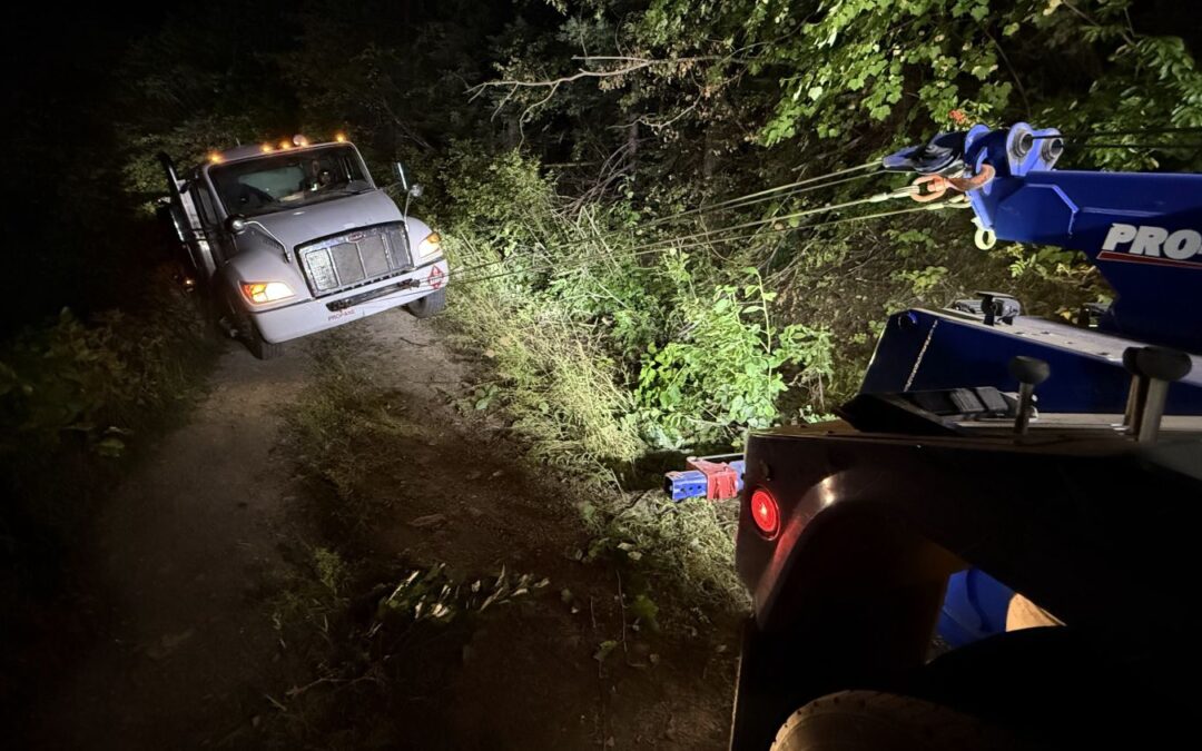 Idaho Logging Road Propane Truck Recovery