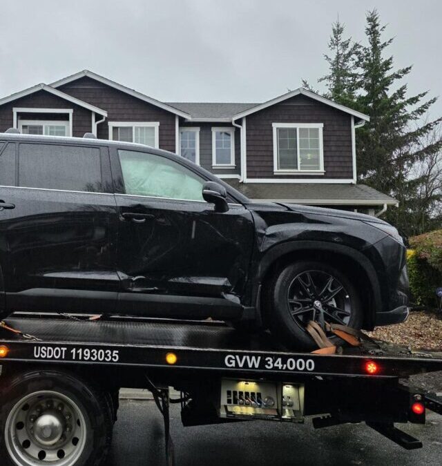 Tow Truck Needed in Kent After a Crash