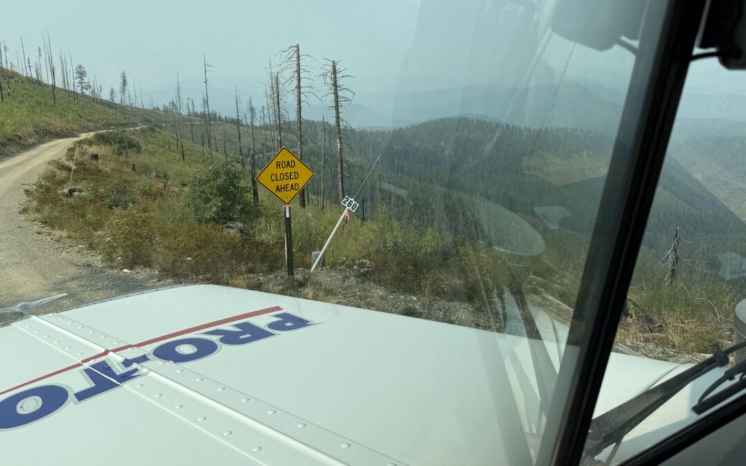 Mountain Road in Idaho