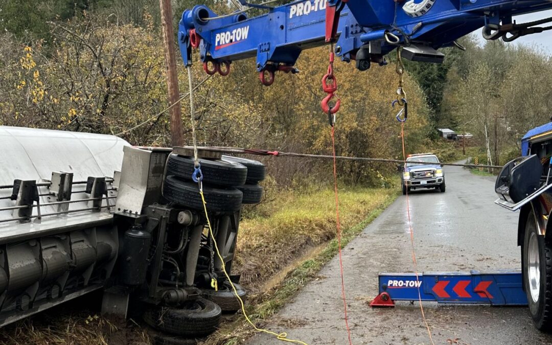 Rigging a semi truck for recovery