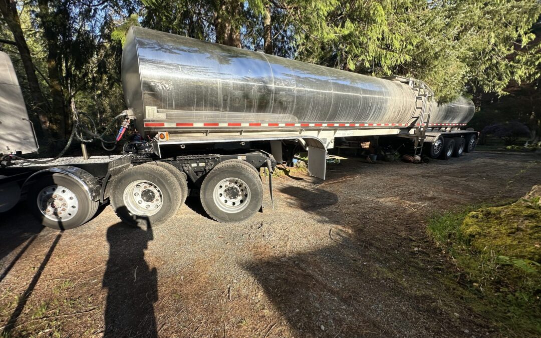 Smashed Dairy Tanker