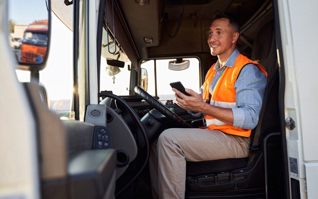 Portrait of delivery driver